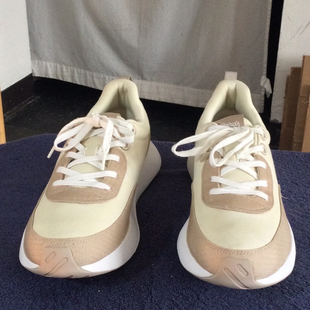 Neutral Beige & Cream Casual Sneakers